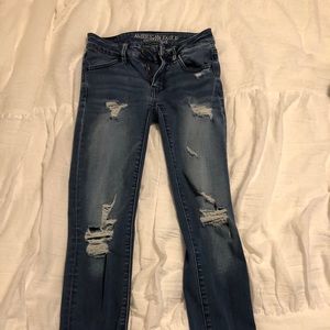 american eagle ripped pants